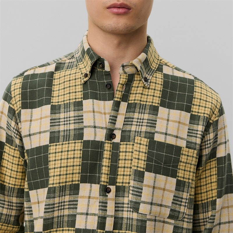 Les Deux Mens Kent Patchwork Check Shirt Duffel Bag - Image 3