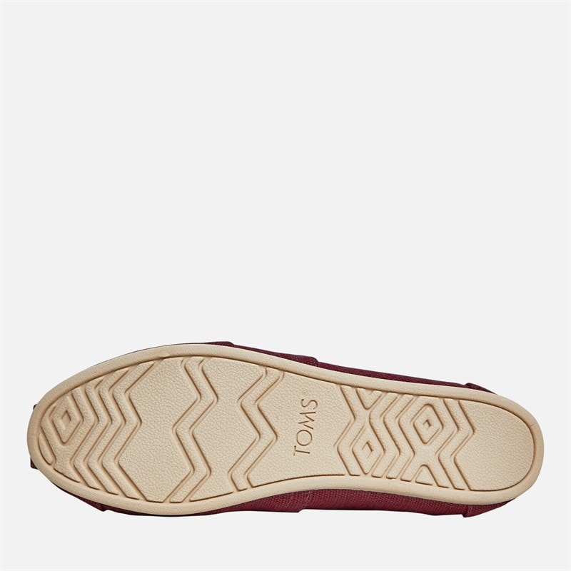TOMS Womens Canvas Alpargata Espadrilles Dark Plum - Image 2