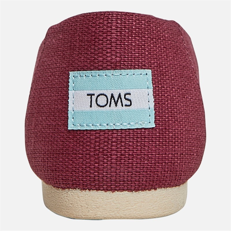 TOMS Womens Canvas Alpargata Espadrilles Dark Plum - Image 3