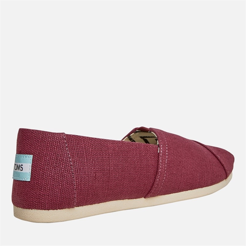 TOMS Womens Canvas Alpargata Espadrilles Dark Plum - Image 5