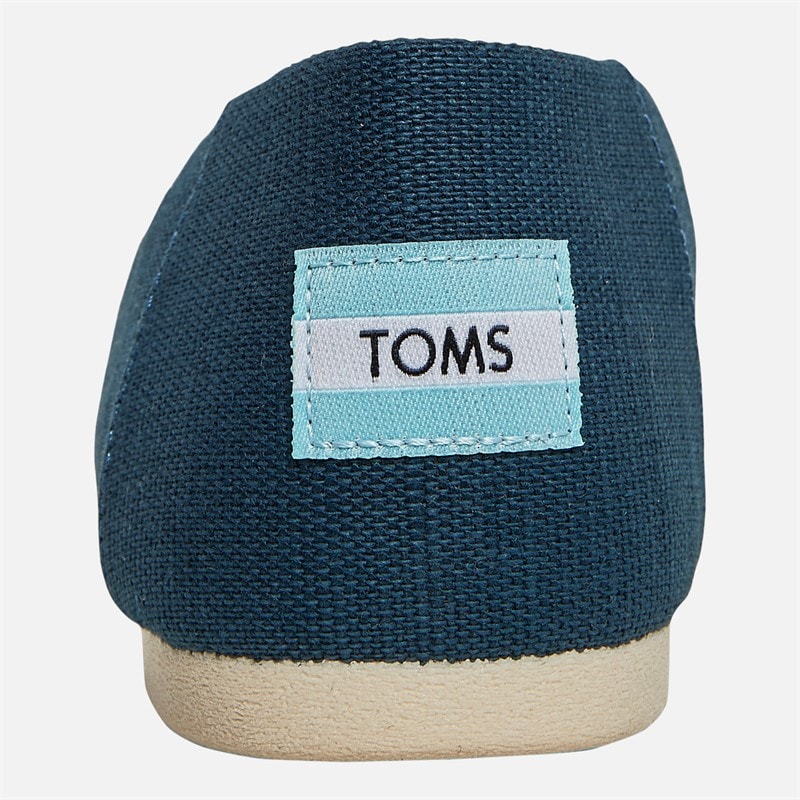 TOMS Mens Canvas Alpargata Espadrilles Dark Indigo - Image 3