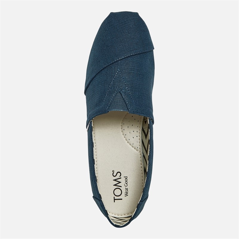 TOMS Mens Canvas Alpargata Espadrilles Dark Indigo - Image 4