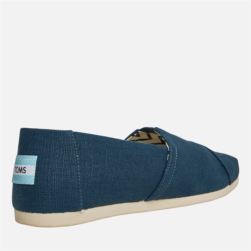 TOMS Mens Canvas Alpargata Espadrilles Dark Indigo - Image 5