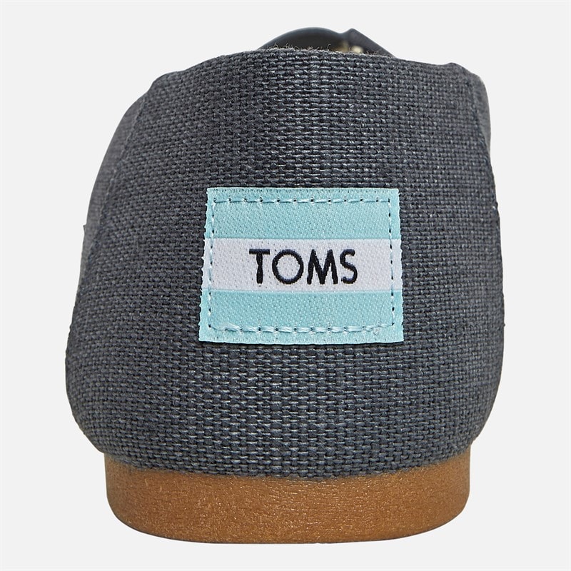 TOMS Mens Canvas Alpargata Espadrilles Dark Slate - Image 3