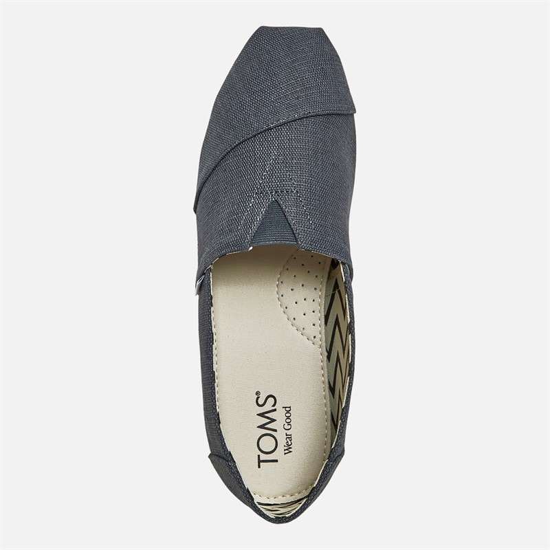 TOMS Mens Canvas Alpargata Espadrilles Dark Slate - Image 4