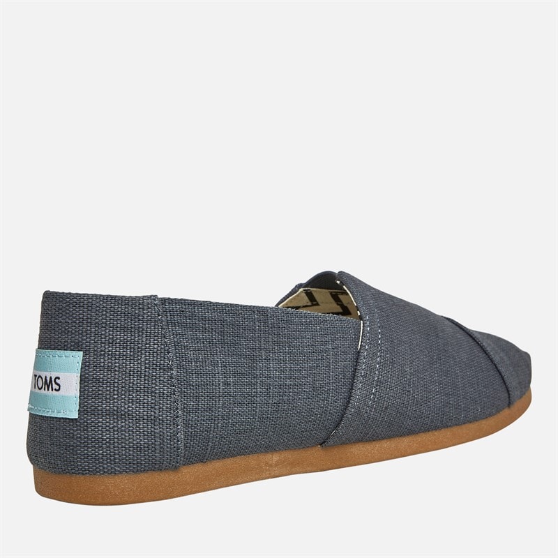 TOMS Mens Canvas Alpargata Espadrilles Dark Slate - Image 5