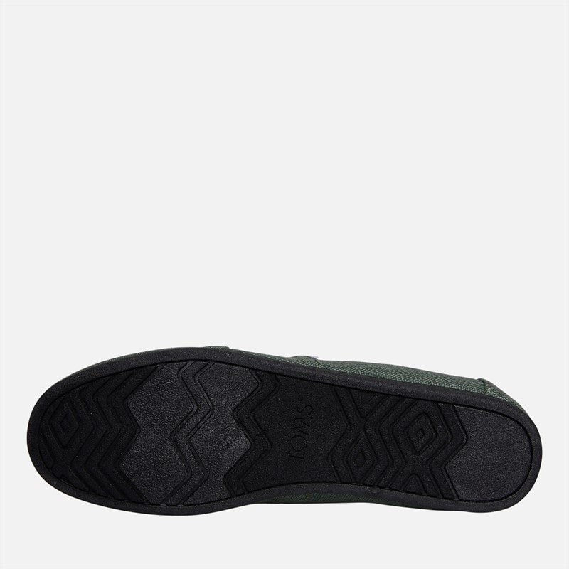 TOMS Mens Canvas Alpargata Espadrilles Medium Green - Image 2