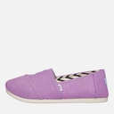 TOMS Womens Canvas Alpargata Espadrilles Purple