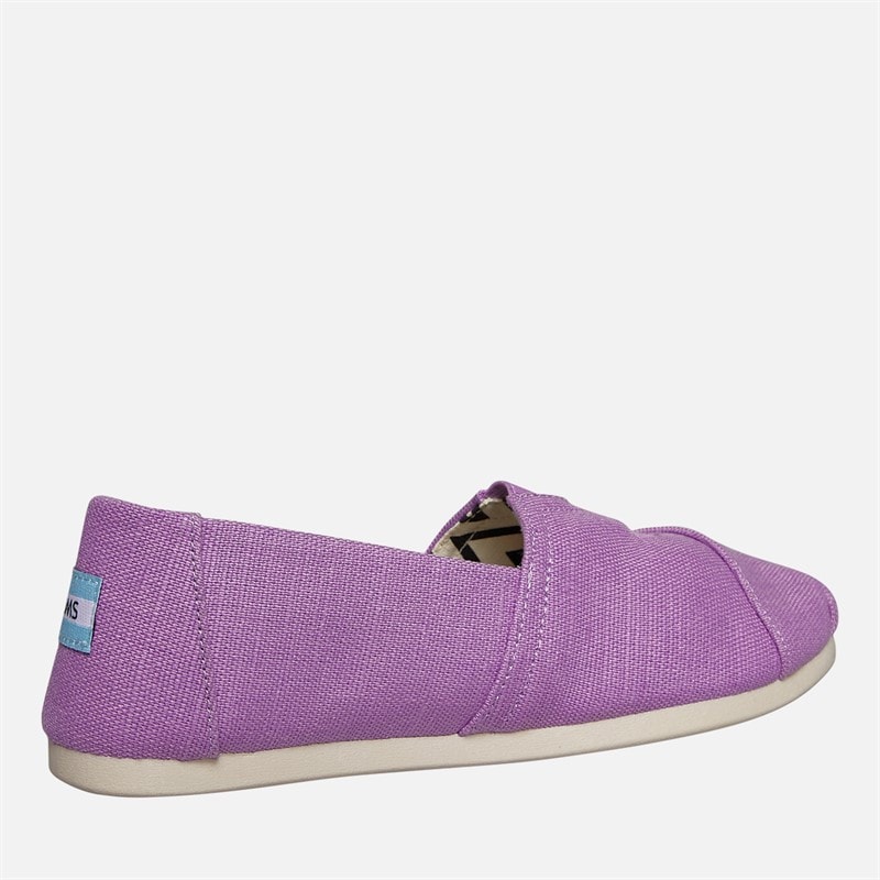 TOMS Womens Canvas Alpargata Espadrilles Purple - Image 5