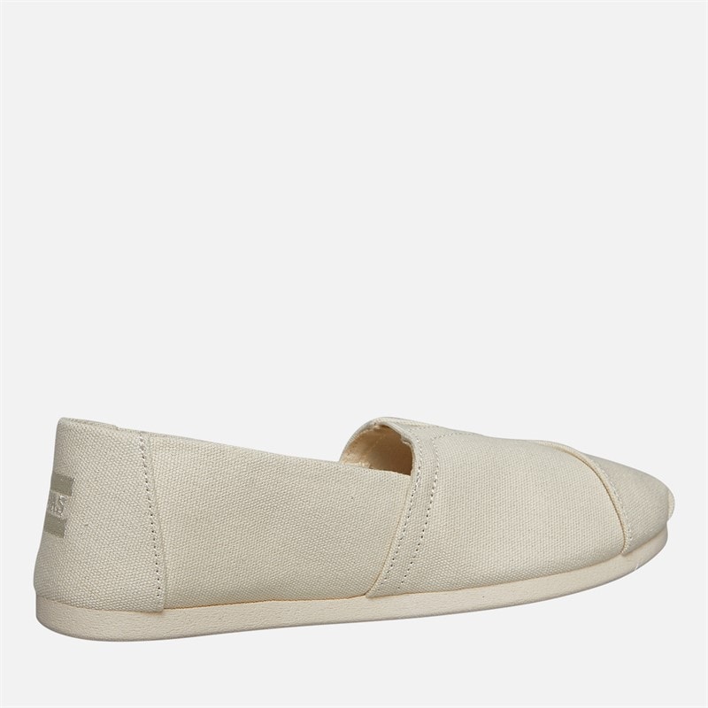 TOMS Womens Canvas Alpargata Espadrilles Cream - Image 5