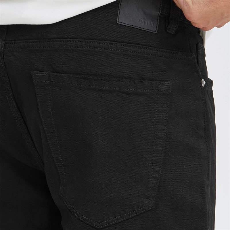 Solid Mens Denim Jeans Black Denim - Image 5