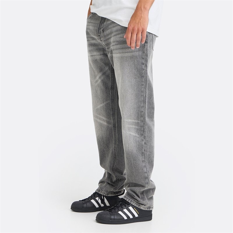 Solid Mens Denim Jeans Grey Denim - Image 1