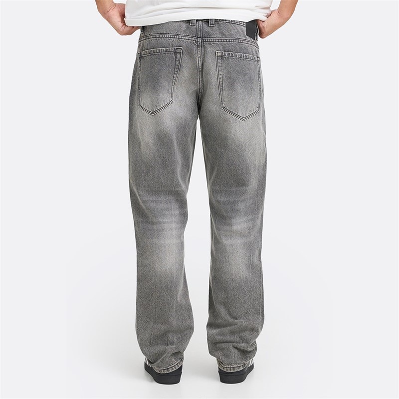 Solid Mens Denim Jeans Grey Denim - Image 2