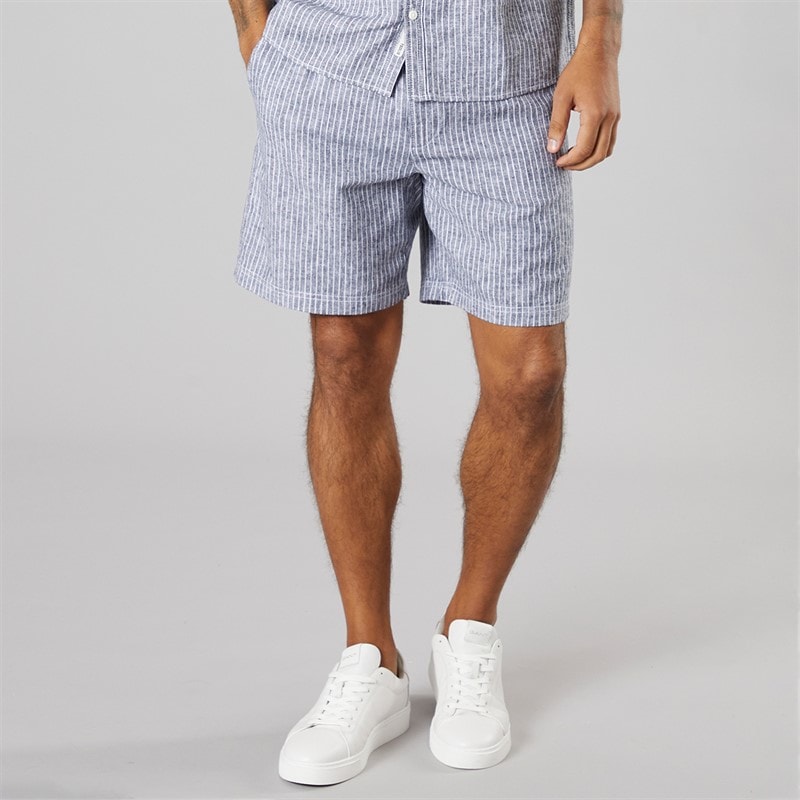 Solid Mens Shorts True Black Melange - Image 1