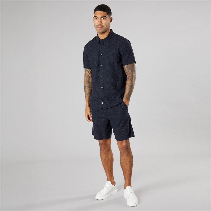 Solid Mens Shorts Insignia Blue - Image 4