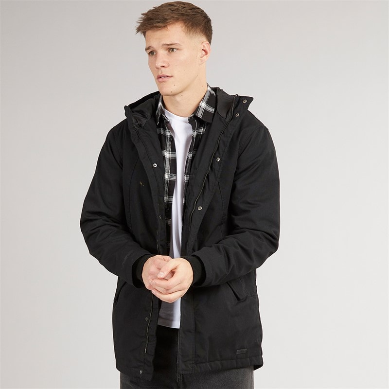 Solid Mens Elan Fall Jacket True Black - Image 1