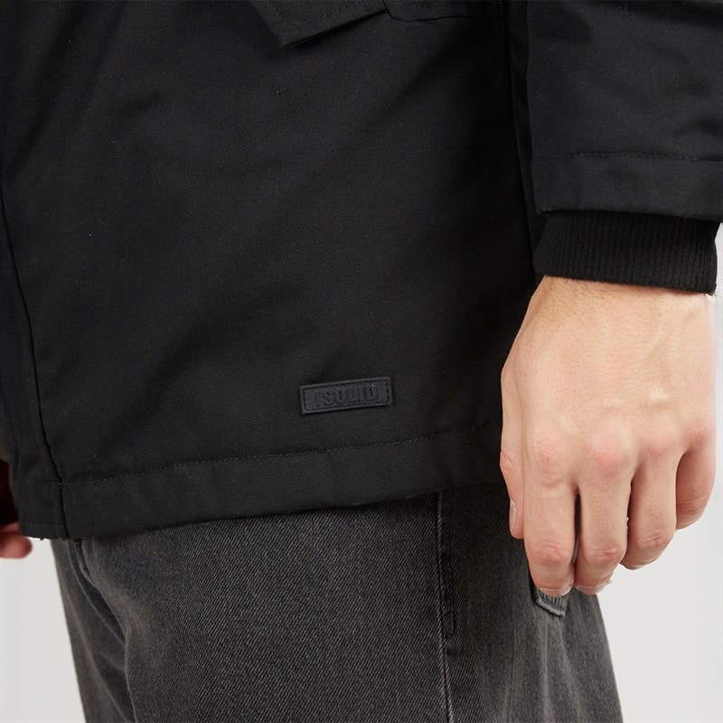Solid Mens Elan Fall Jacket True Black - Image 3