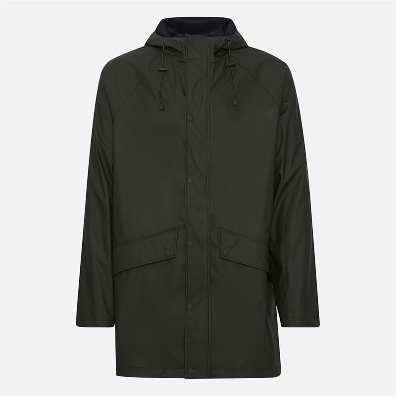 Solid Mens Devron Rain Coat Rosin