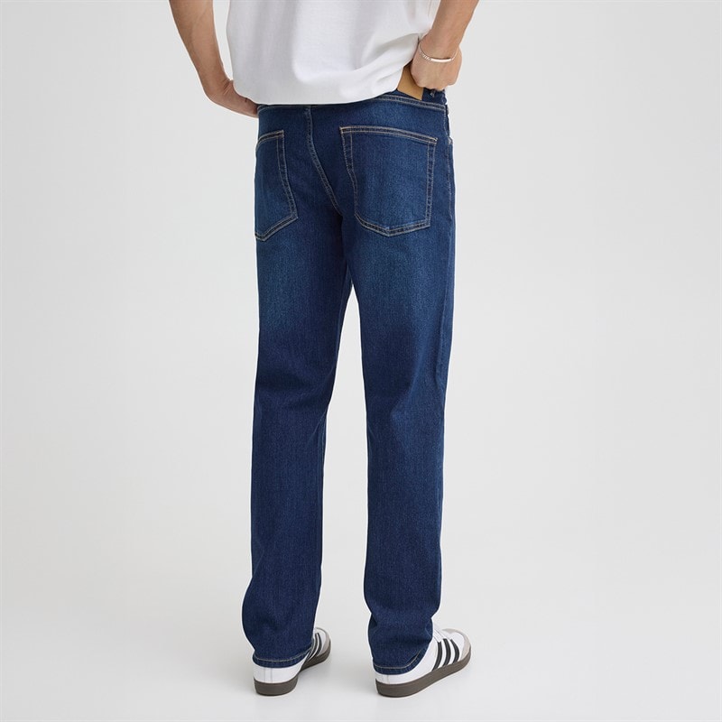 Solid Mens Sdryder Denim Jeans Dark Blue Denim - Image 2
