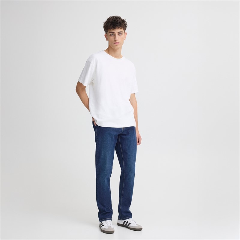 Solid Mens Sdryder Denim Jeans Dark Blue Denim - Image 4