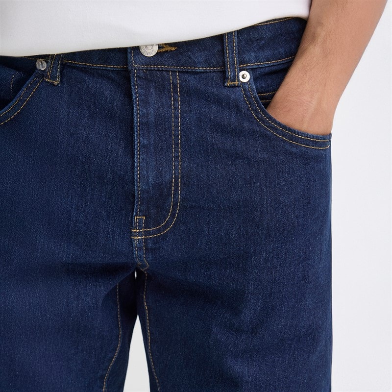 Solid Mens Sdryder Denim Jeans Rinse Wash - Image 5