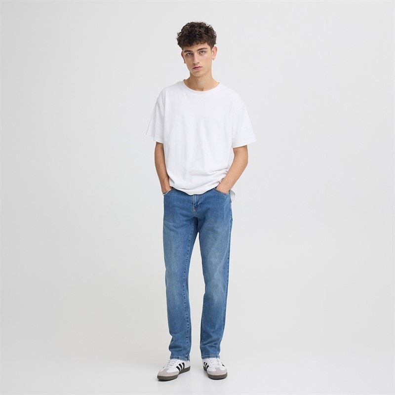 Solid Mens Sdryder Denim Jeans Middle Vintage Blue Denim - Image 4