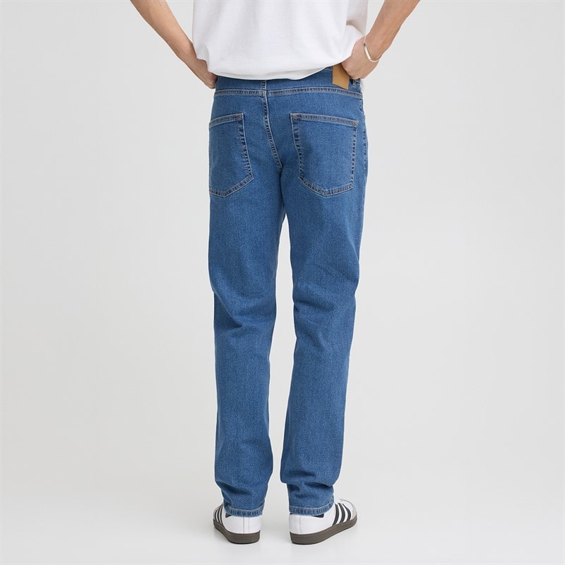 Solid Mens Sdryder Denim Jeans Middle Blue Denim - Image 2