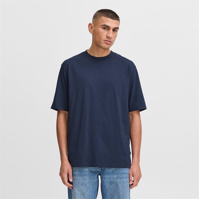 Solid Mens Bilop T-Shirt Insignia Blue - Image 2