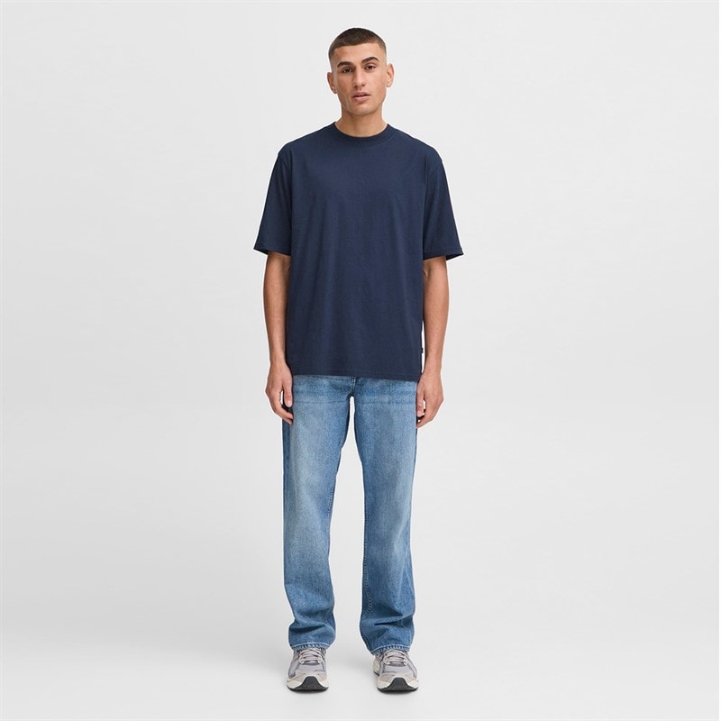 Solid Mens Bilop T-Shirt Insignia Blue - Image 4