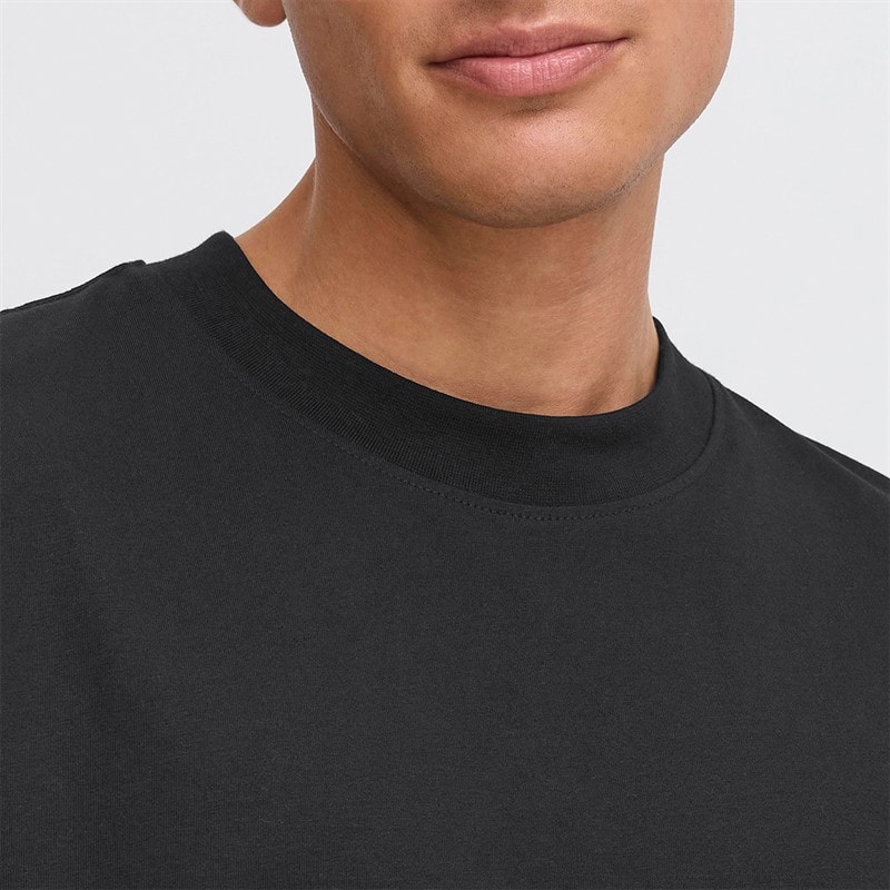 Solid Mens Bilop T-Shirt True Black - Image 3