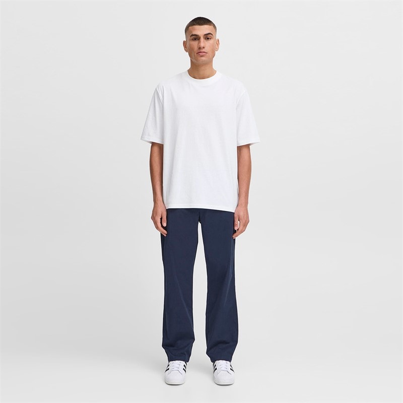 Solid Mens Bilop T-Shirt White - Image 4