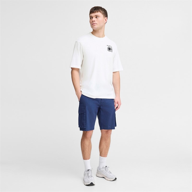 Solid Mens Daniel T-Shirt White - Image 4