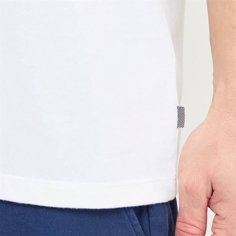 Solid Mens Daniel T-Shirt White - Image 5