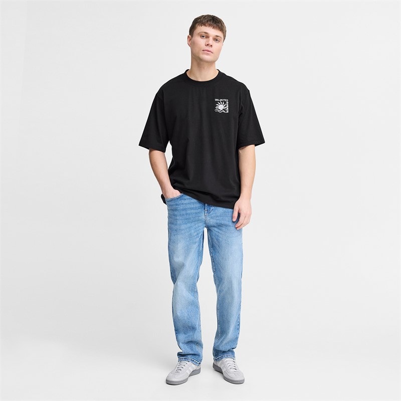 Solid Mens Daniel T-Shirt True Black - Image 4