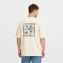 Solid Mens Daniel T-Shirt Oatmeal