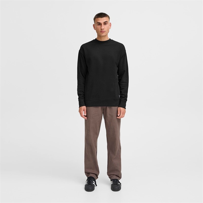 Solid Mens Dixon Sweatshirt True Black - Image 4