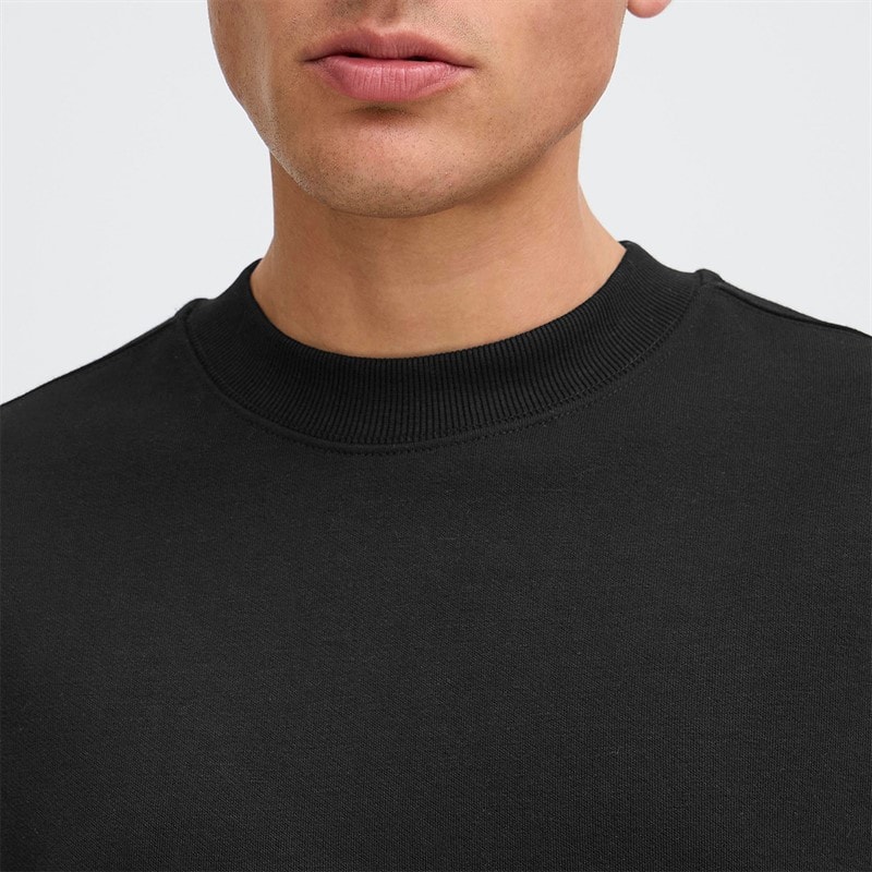 Solid Mens Dixon Sweatshirt True Black - Image 5
