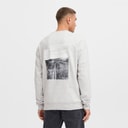 Solid Mens Dixon Sweatshirt Light Grey Melange