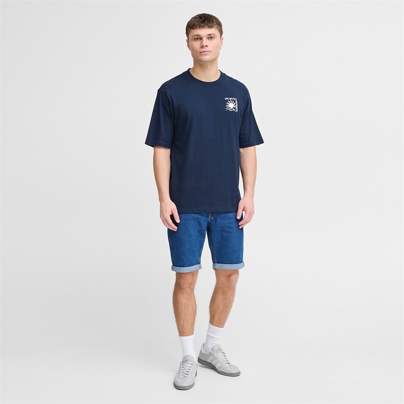 Solid Mens Daniel T-Shirt Dress Blues - Image 4