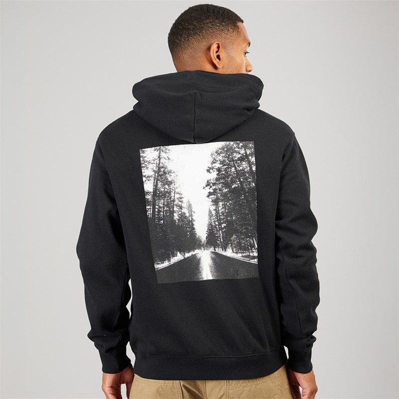 Solid Mens Holton Hoodie True Black - Image 3