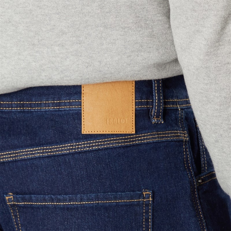 Solid Mens Harlan Denim Jeans Rinse Wash - Image 3