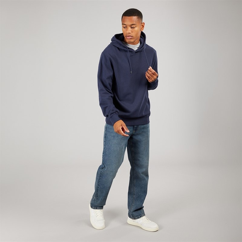 Solid Mens Holton Hoodie Insignia Blue - Image 4