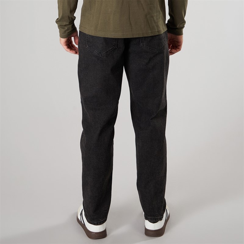 Solid Mens Dylan Denim Jeans Grey Denim - Image 2