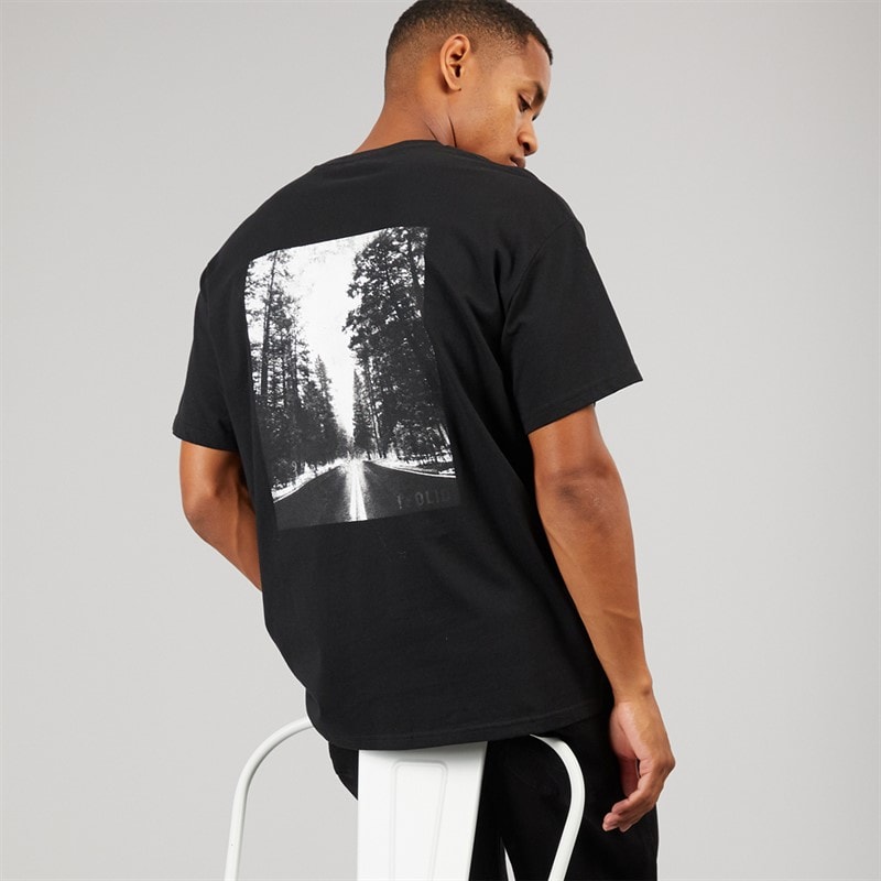Solid Mens Harrold T-Shirt True Black