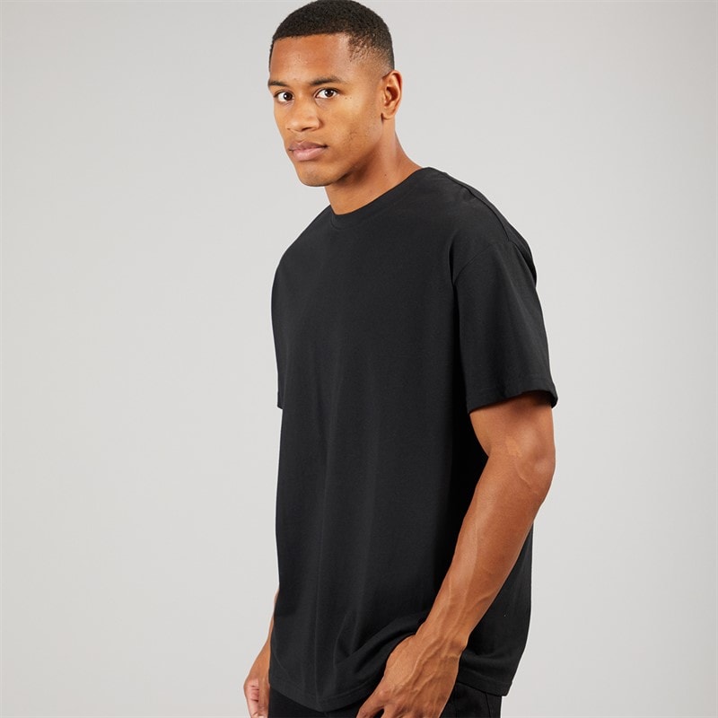 Solid Mens Harrold T-Shirt True Black - Image 2