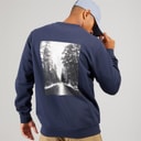 Solid Mens Holton Crew Sweatshirt Insignia Blue