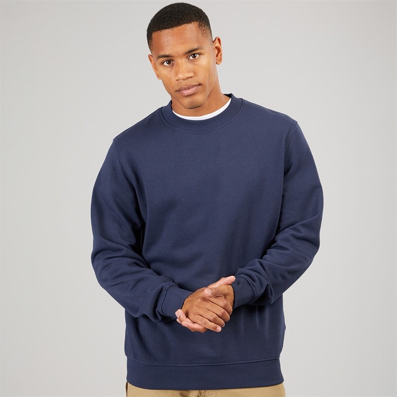 Solid Mens Holton Crew Sweatshirt Insignia Blue - Image 2