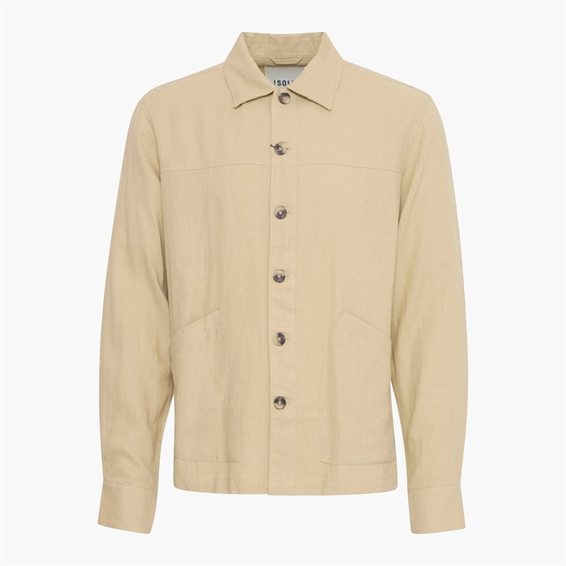 Solid Mens Allan Overshirt Curds & Whey - Image 1