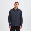 Solid Mens Ossie Overshirt Insignia Blue