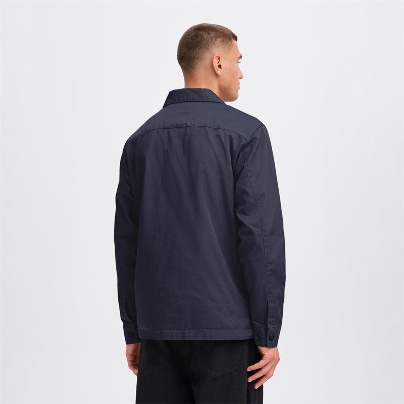 Solid Mens Ossie Overshirt Insignia Blue - Image 2
